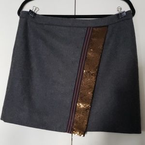 J. Crew wool miniskirt